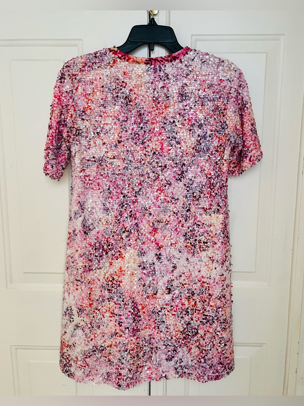 Goen.J Multicolor Sequin Swingy Shift Dress - Picture 6 of 13